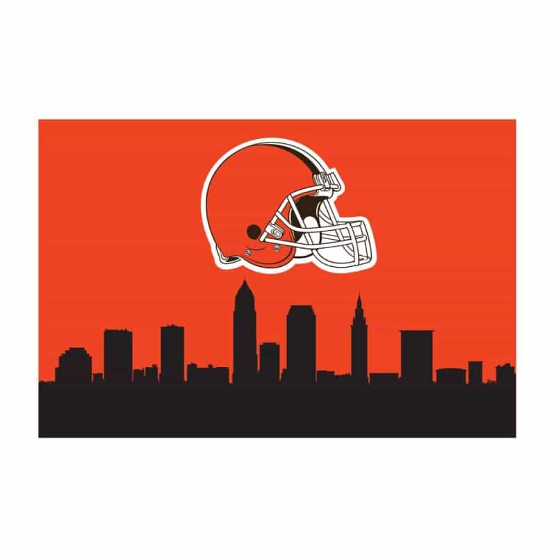 Cleveland Browns 2X3 Hometown Washable Area Rug
