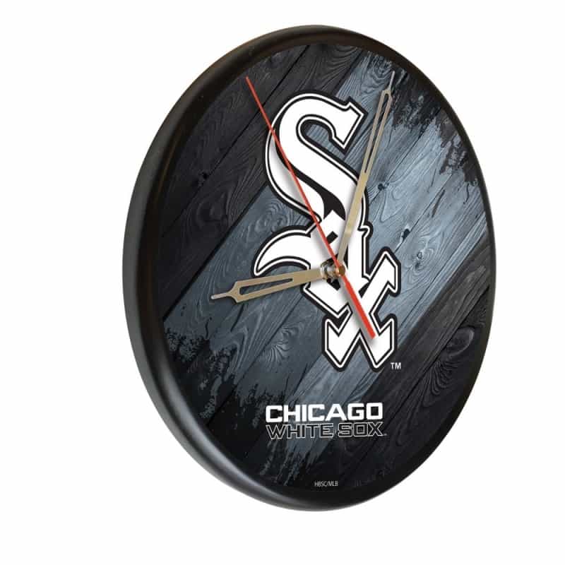 Chicago White Sox 13" Solid Wood Clock