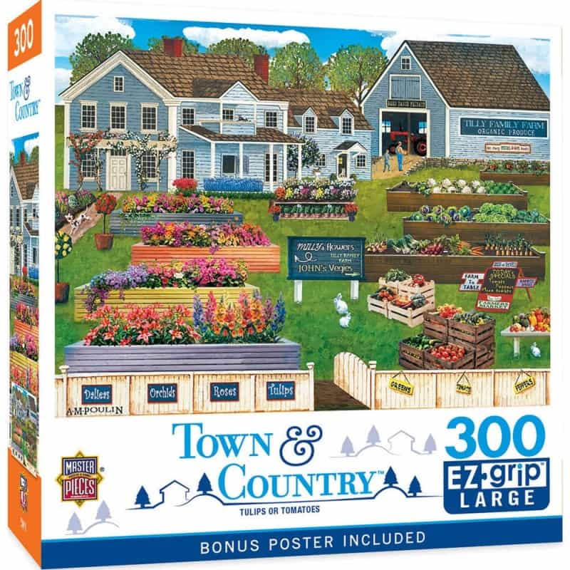 Town & Country - Tulips or Tomatoes 300 Piece EZ Grip Puzzle