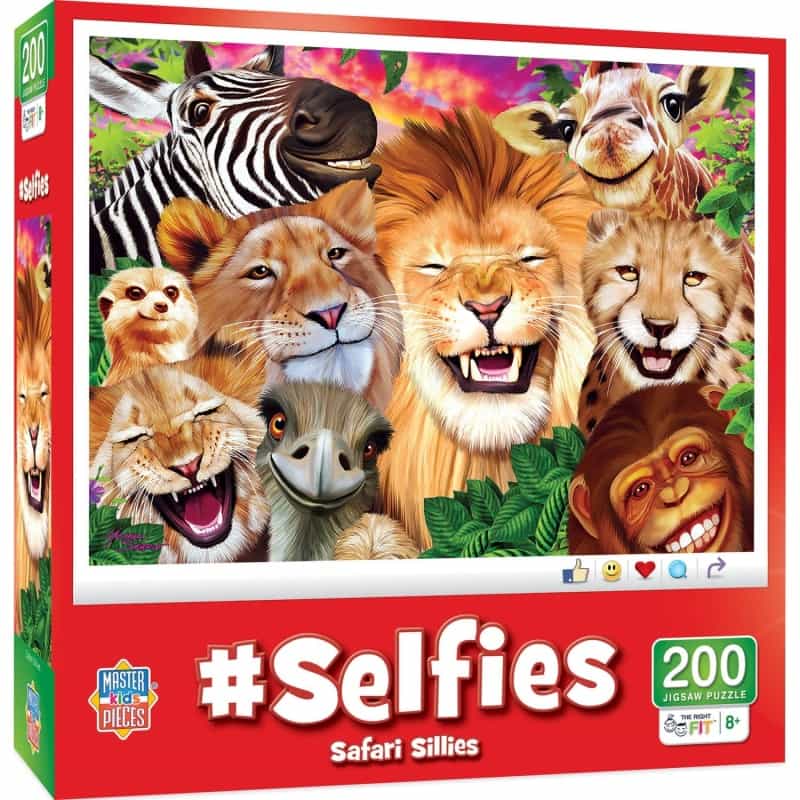 Selfies - Safari Sillies 200 Piece Puzzle