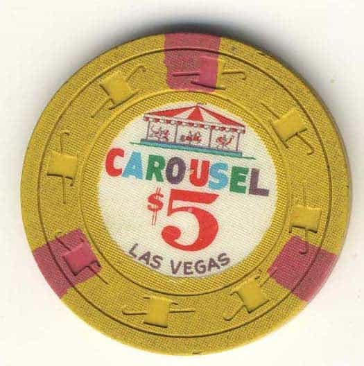 Carousel Casino Las Vegas Nevada $5 Chip 1964