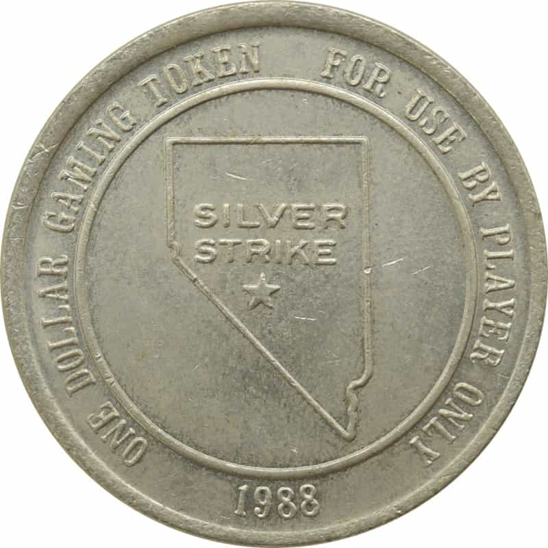 Silver Strike Casino Tonopah Nv $1 Token 1988