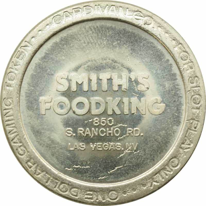 Smith's Food (850 S. Rancho) Las Vegas Nv $1 Token 1986