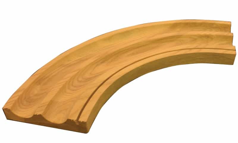 Curved Chip Rail For Craps Table