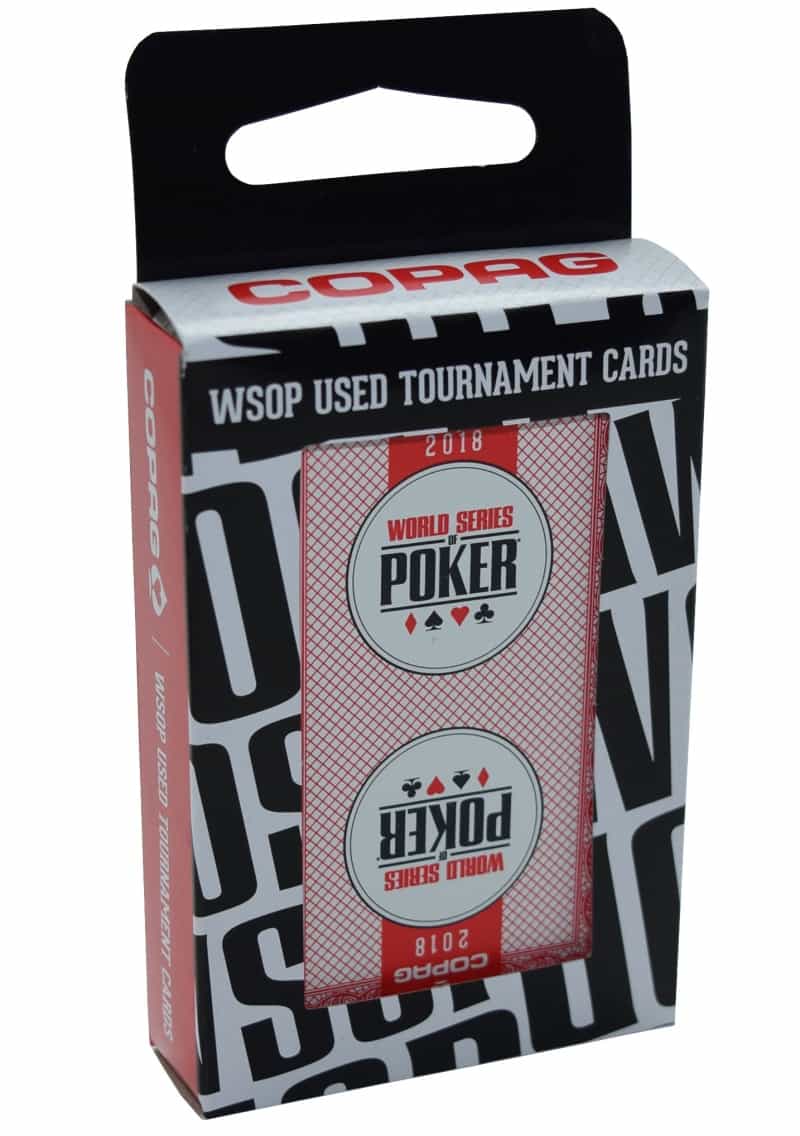 2018 Copag Wsop Authentic New Red Deck Plastic Playing Cards Bridge Size