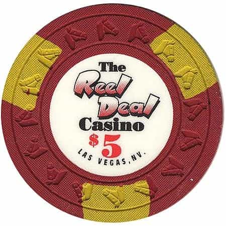 The Reel Deal Casino Las Vegas Nevada $5 Chip 1992