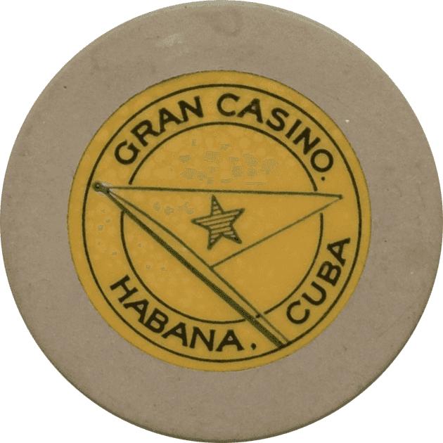 Gran Casino (De La Playa De Marianao) Habana Cuba Grey Chip