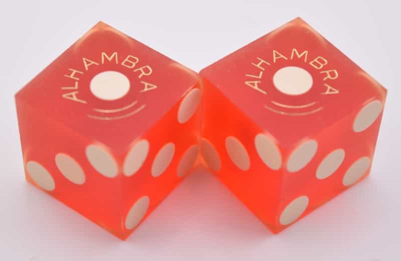 Alhambra Casino Oranjestad Aruba Pair Of Dice