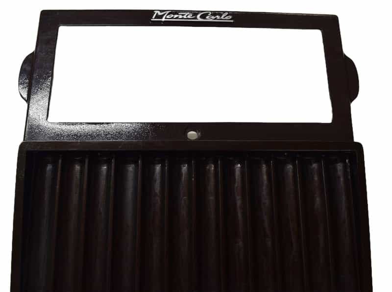 Monte Carlo Casino Las Vegas Used Paul-Son Metal Dealer Green/Brown Tray