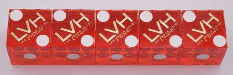 Lvh Casino Las Vegas Nevada Stick Of Dice Red