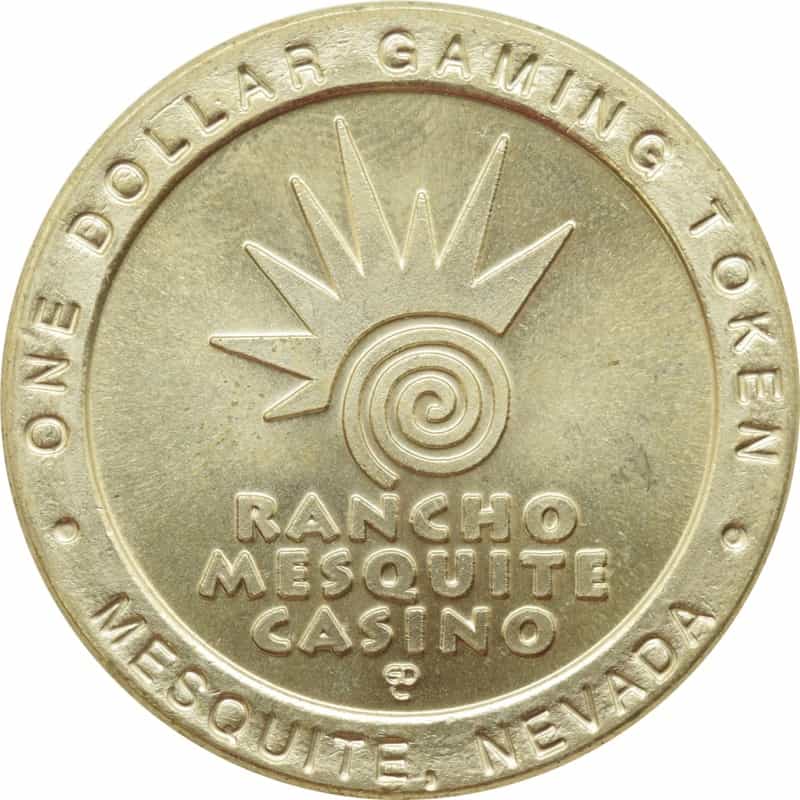 Rancho Mesquite Casino Mesquite Nv $1 Token 1997