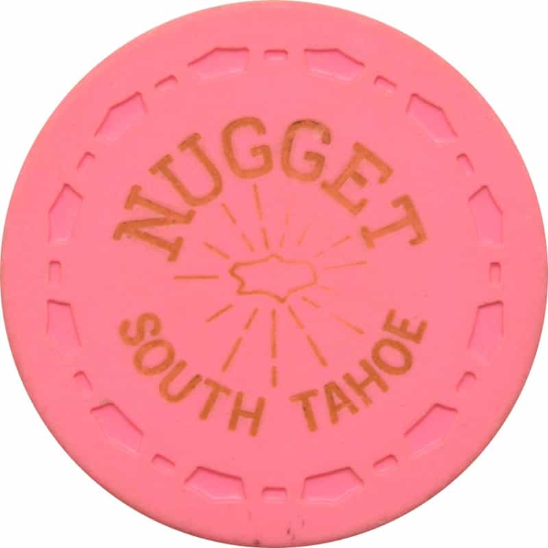 South Tahoe Nugget Casino Stateline Nevada 25 Cent Chip 1965