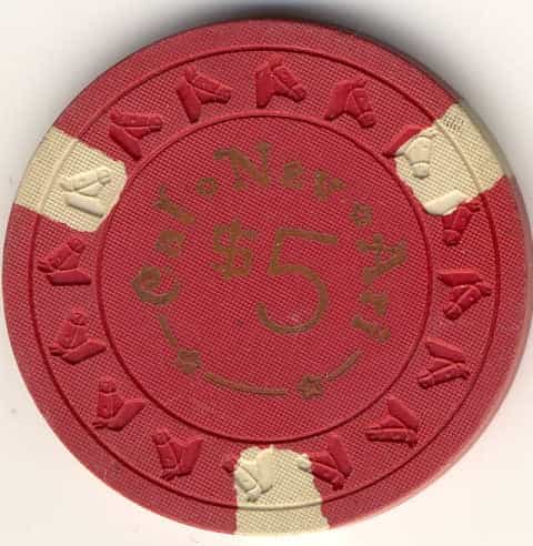 Cal-Nev-Ari Casino Cal-Nev-Ari Nevada $5 Chip 1967