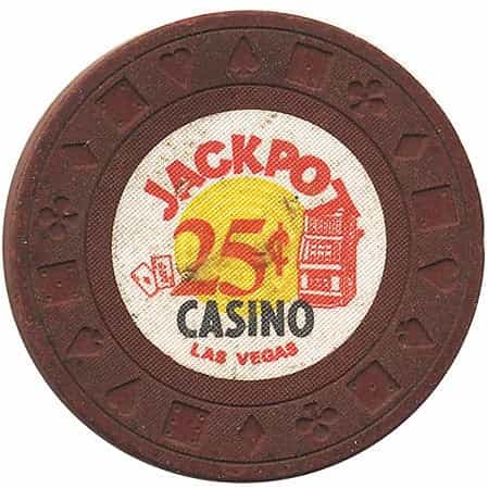 Jackpot Casino Las Vegas Nevada 25 Cent Chip 1973