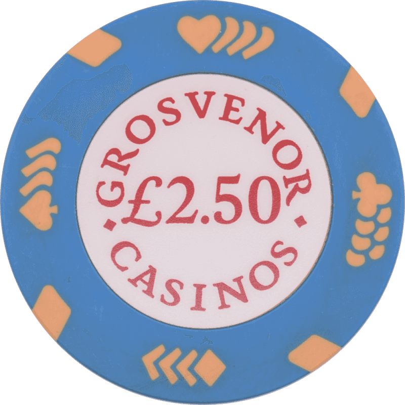 Grosvenor Casinos United Kingdom Uk £2.50 Chip