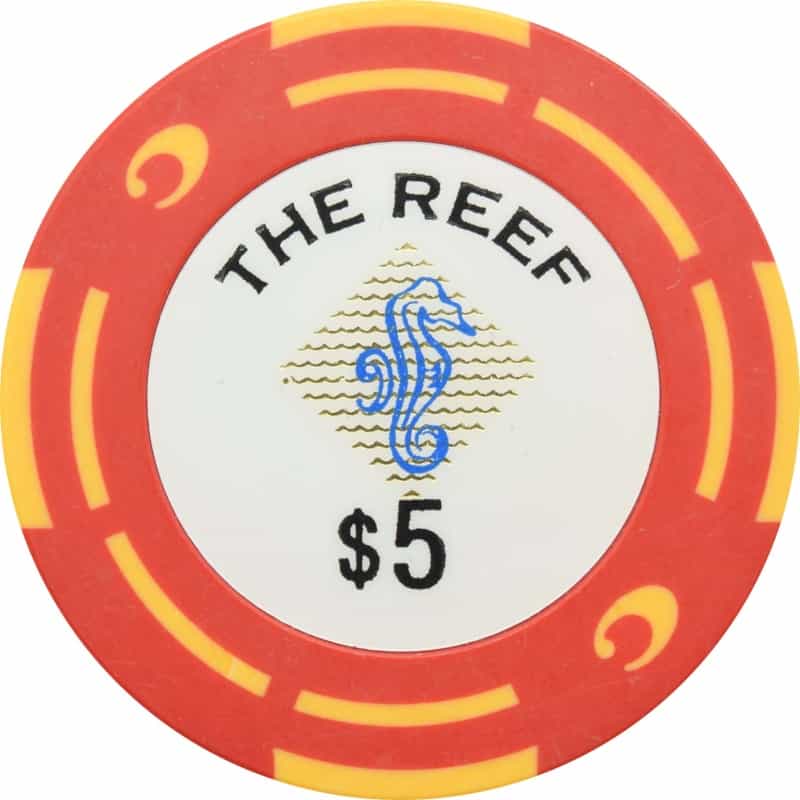The Reef Hotel Casino Cairns Qld Australia $5 Chip