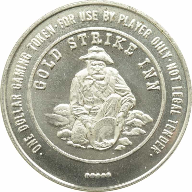 Gold Strike Inn Casino Boulder City Nevada $1 Token 1985