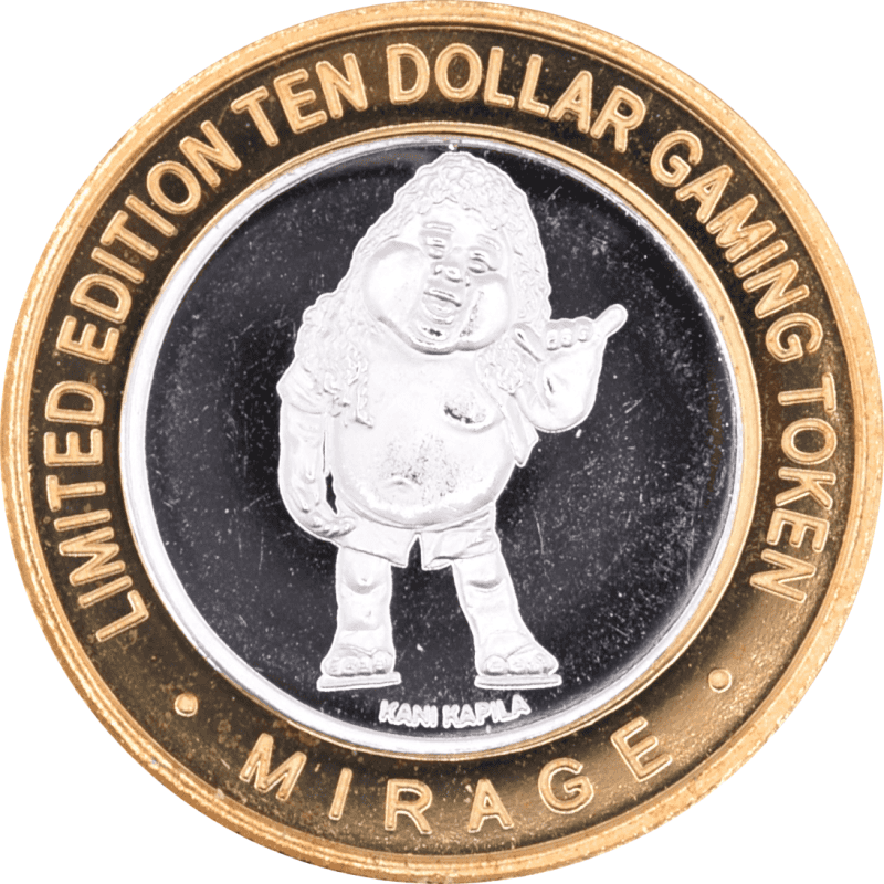 Mirage Casino Las Vegas "Kani Kapila" $10 Silver Strike Silver Clad 2012