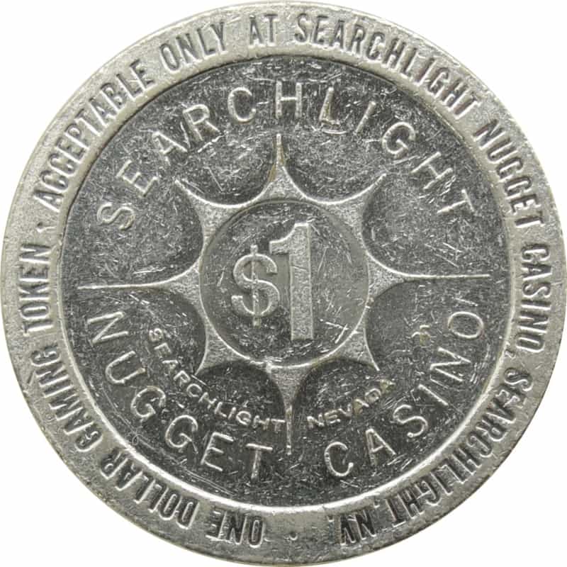 Searchlight Nugget Casino Searchlight Nv $1 Token 1980
