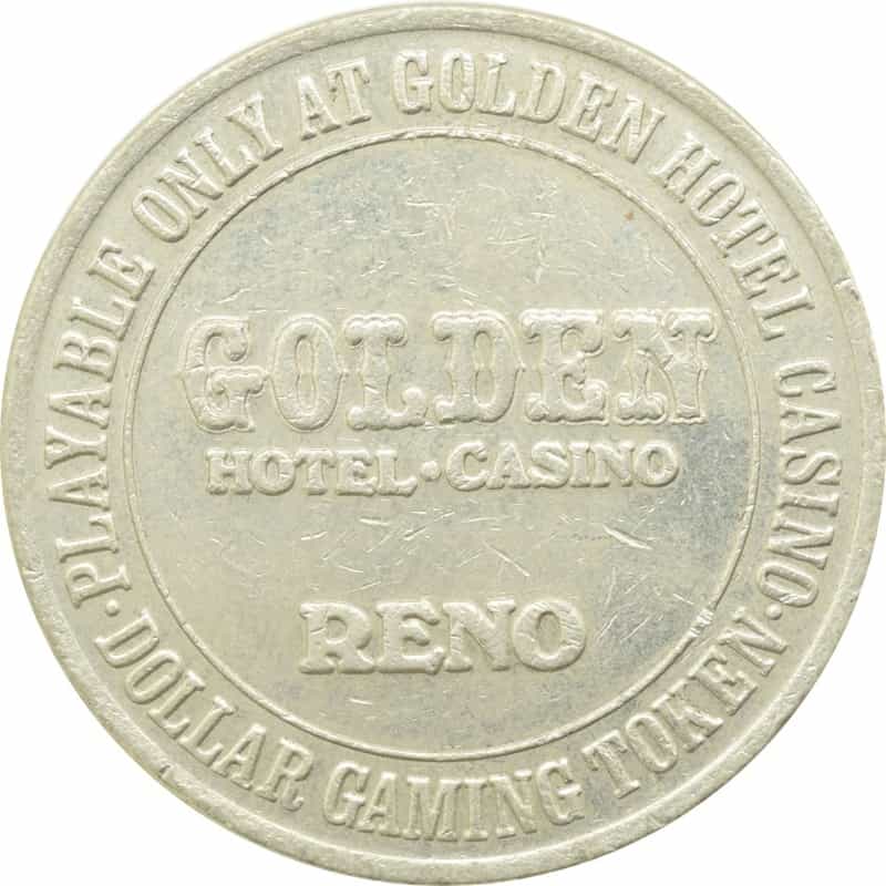 Golden Casino Reno Nv $1 Token 1980