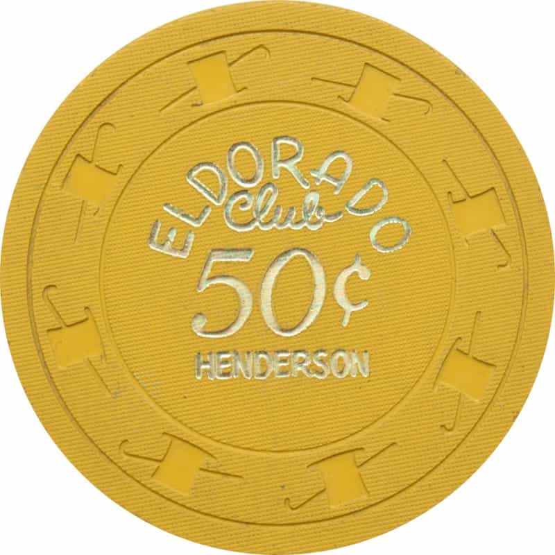 Eldorado Casino Henderson Nevada 50 Cent Chip 1962