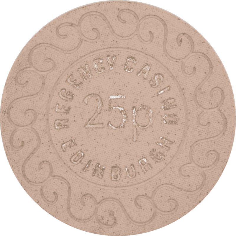 Regency Casino Edinburgh Scotland 25P Chip