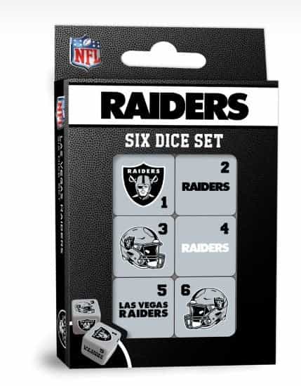 Las Vegas Raiders Dice Set - 19Mm