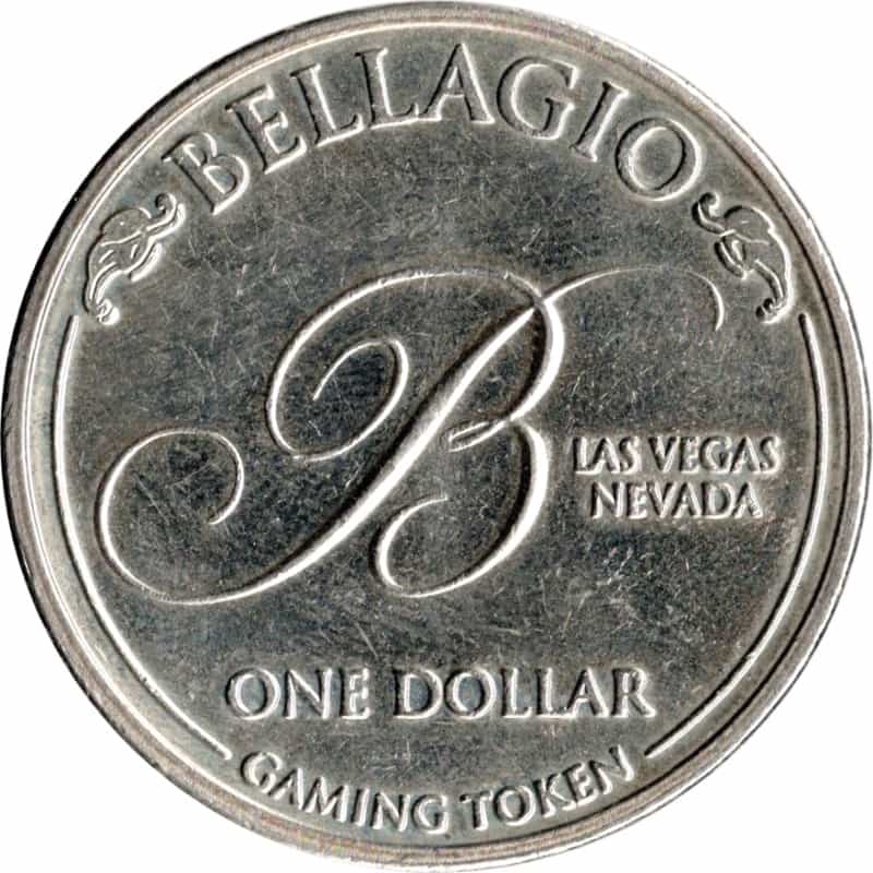 Bellagio Casino Las Vegas Nv $1 Token 1988