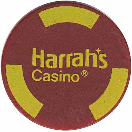 Harrah's Casino Lake Tahoe Nevada Red Roulette/Ncv Chip 1980s