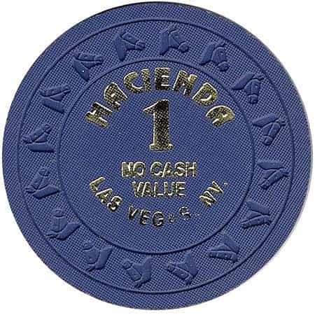 Hacienda Casino Las Vegas Nevada $1 Ncv Chip 1980s