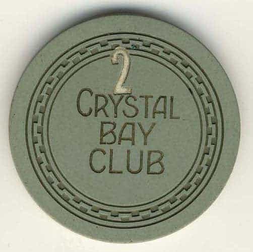 Crystal Bay Club Casino Lake Tahoe Nevada Roulette Chip 1953
