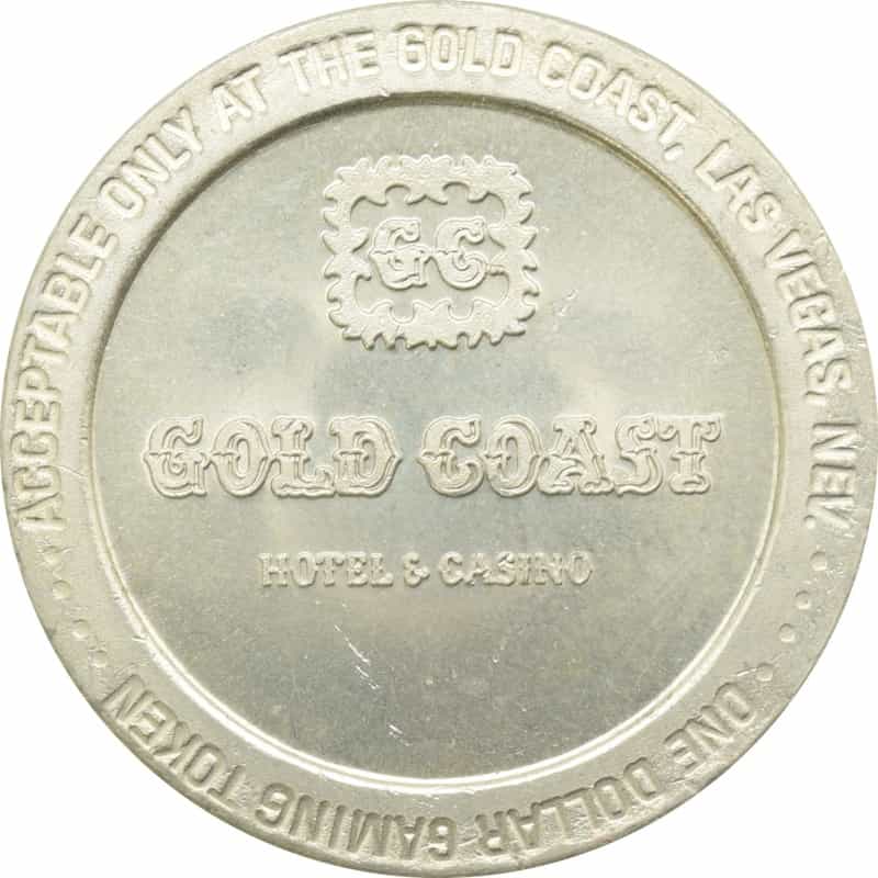 Gold Coast Casino Las Vegas Nv $1 Token 1987